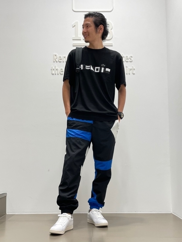 厚底ソールでクッション性抜群●超レア●LACOSTE●ネイビー 厚底ラバーソール （パープルコンビ） -YOSUKE U・S・A