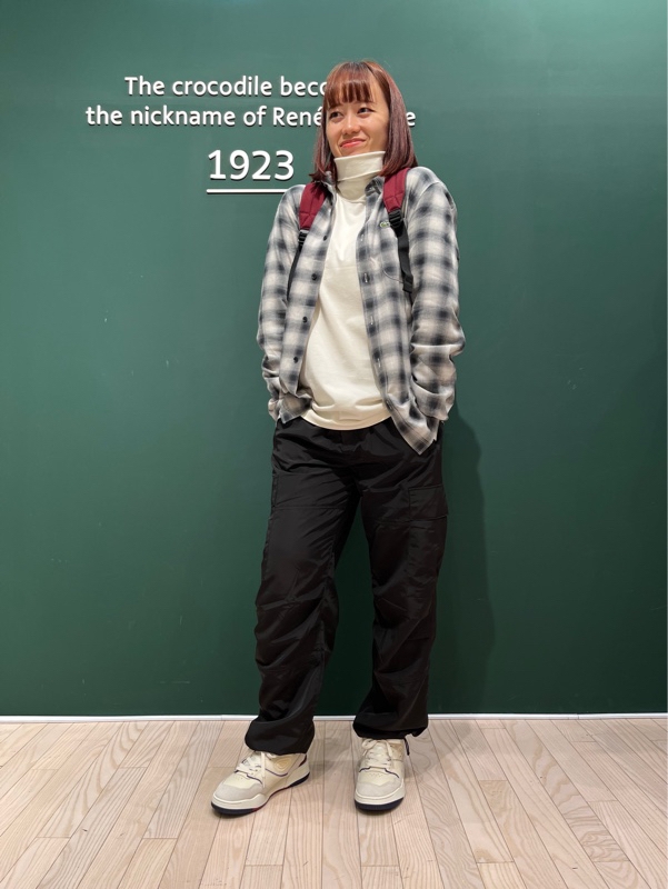 ウールブレンドフランネルチェックシャツ CH6347 - ラコステ（LACOSTE