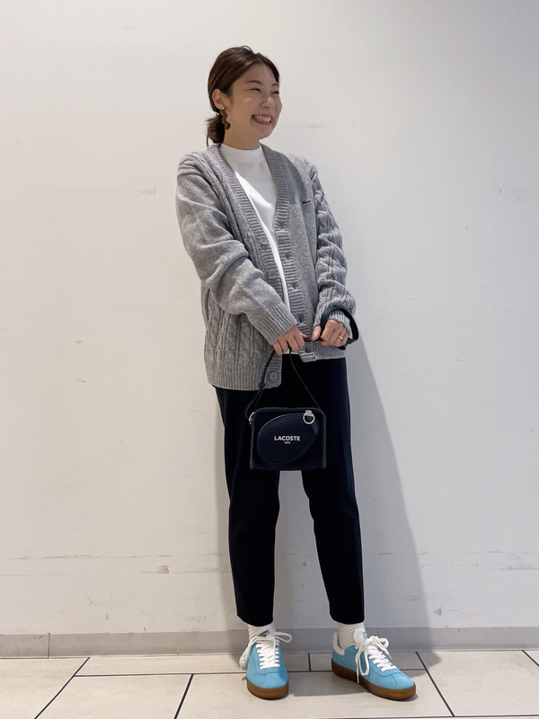 アシンメトリーVネックカーディガン AH7178 - ラコステ（LACOSTE）公式 
