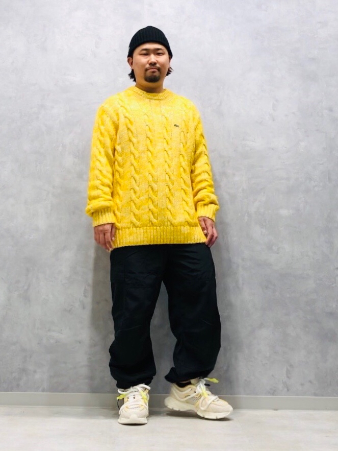 ラコステ　イエロー　ジャンパー　ニット　メンズ 3078000489429470_01_9597.jpeg