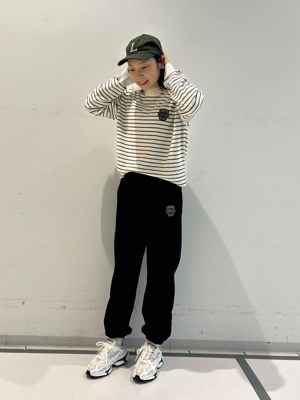 ダブルフェイス鹿の子地トラックパンツ XH7441 - ラコステ（LACOSTE