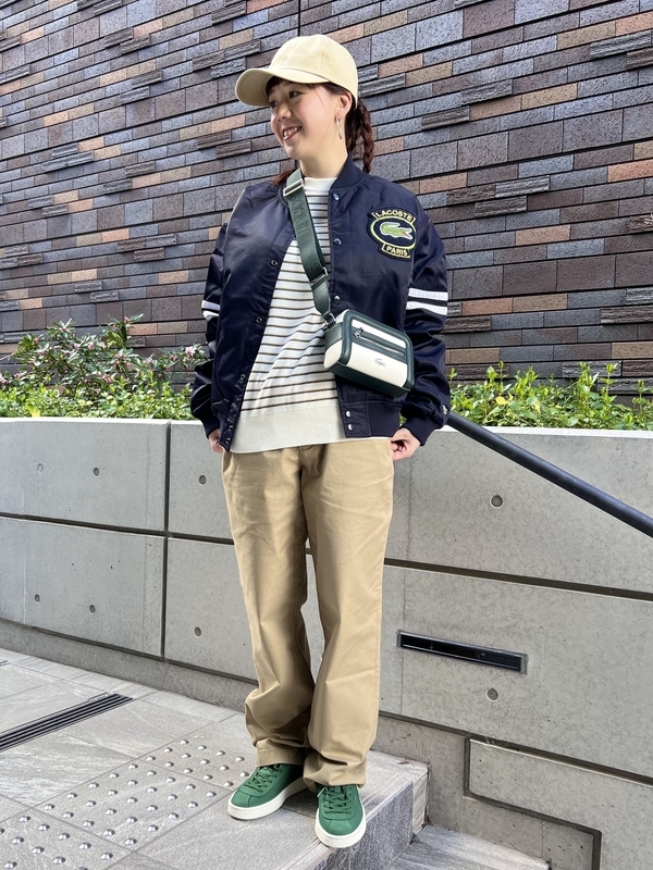 ダブルストライプバーシティジャケット BH0127 - ラコステ（LACOSTE 