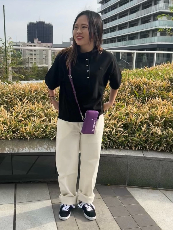 リブスタンドカラー5分袖ポロシャツ PF004J - ラコステ（LACOSTE）公式