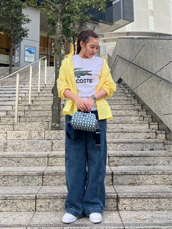 ワニロゴグラフィックプリントTシャツ TH6396 - ラコステ
