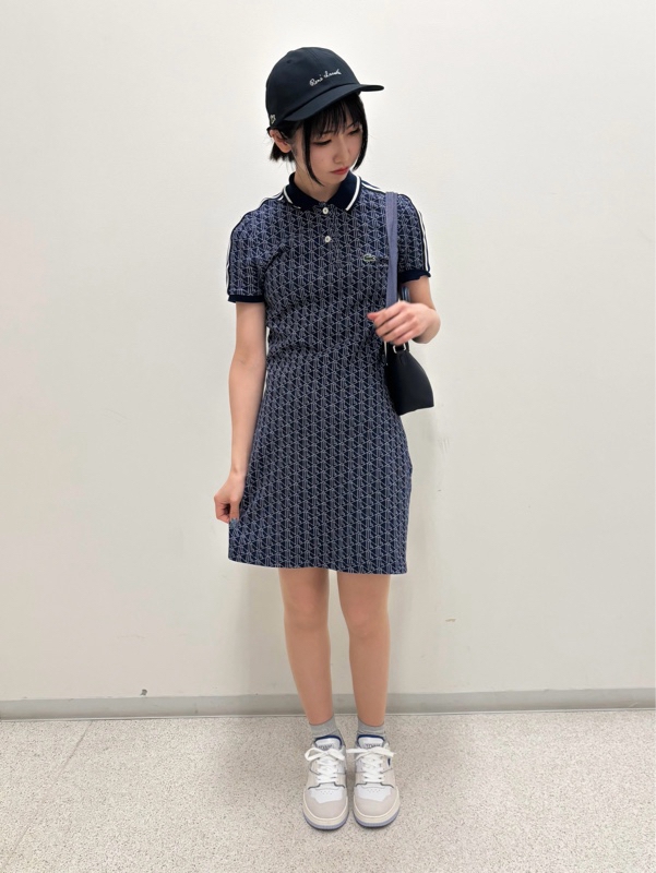 モノグラムジャカードポロドレス EF1676 - ラコステ（LACOSTE）公式 