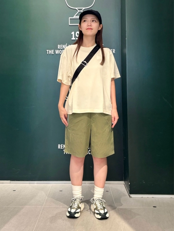 LACOSTE / ラコステ ヘビーウェイト オーバーサイズ テニスボールパッチウォッシュド半袖Tシャツ LACOSTE｜ヘビーウェイト オーバーサイズ テニスボールパッチ