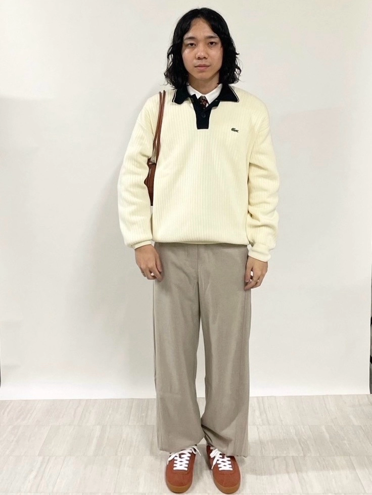 フランスメイドリブニットポロシャツ AH3130 - ラコステ（LACOSTE