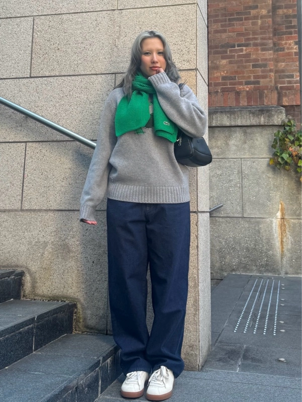 コンビ・ニッティングマフラー RE020J - ラコステ（LACOSTE