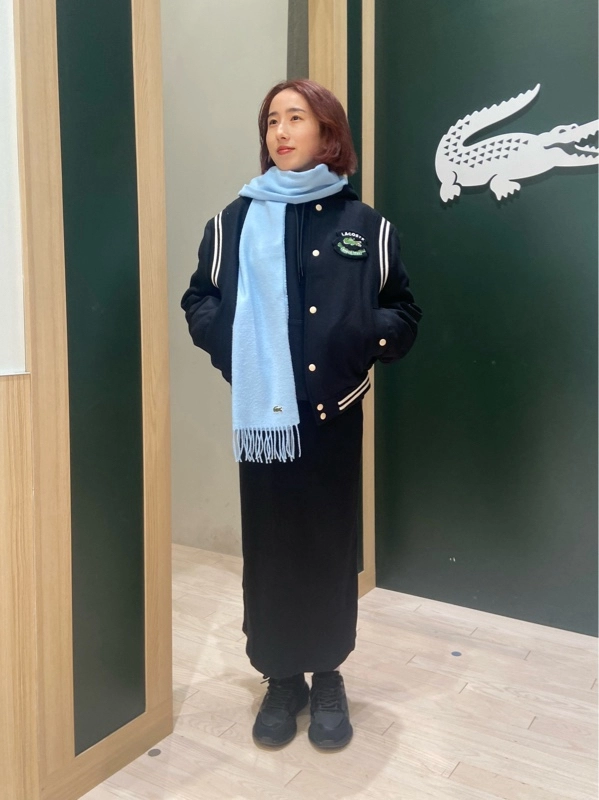【新品未使用】ラコステ　マフラー Yahoo!オークション -「lacosteラコステマフラー」(ラコステ