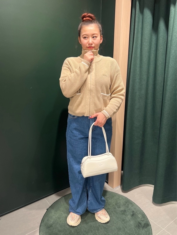 ジップアップローゲージニットブルゾン AF015J - ラコステ（LACOSTE