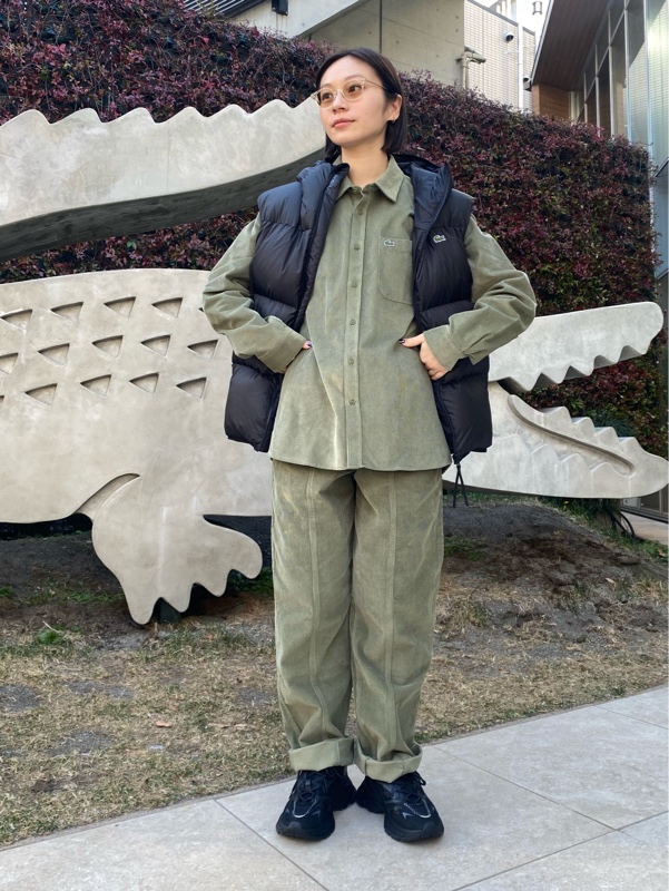 エッセンシャルコーデュロイシャツ CH7243 - ラコステ（LACOSTE）公式  