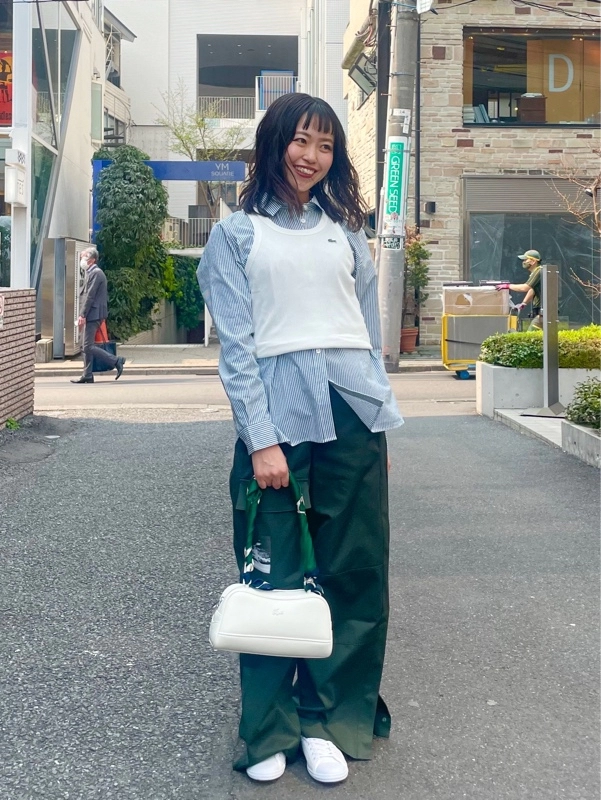 アシンメトリーカーゴポケットパンツ HF2452 - ラコステ（LACOSTE