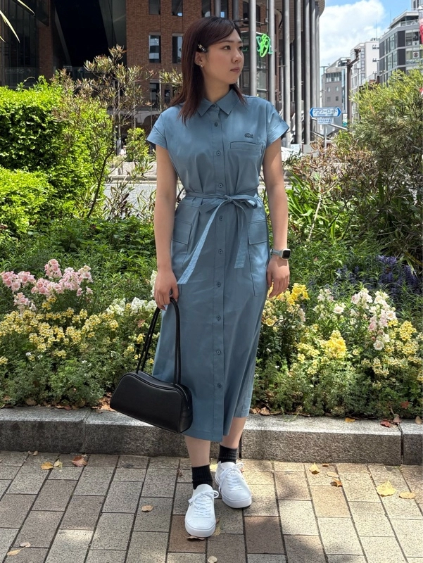 キモノスリーブシャツドレス EF020J - ラコステ（LACOSTE）公式