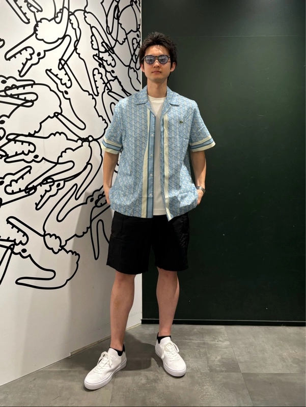 モノグラムオープンカラーシャツ CH9094 - ラコステ（LACOSTE）公式