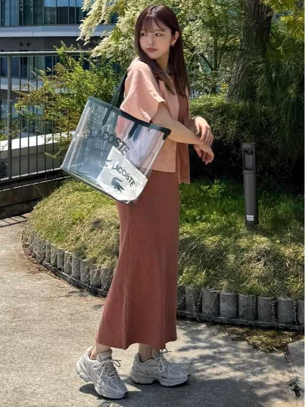 アンナシーズナル クリアトートバッグ NF4930AS - ラコステ（LACOSTE