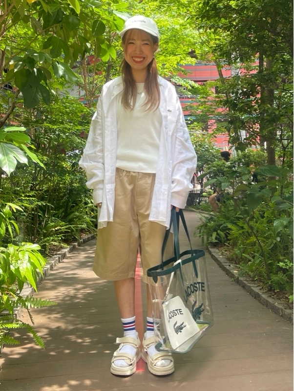 アンナシーズナル クリアトートバッグ NF4930AS - ラコステ（LACOSTE