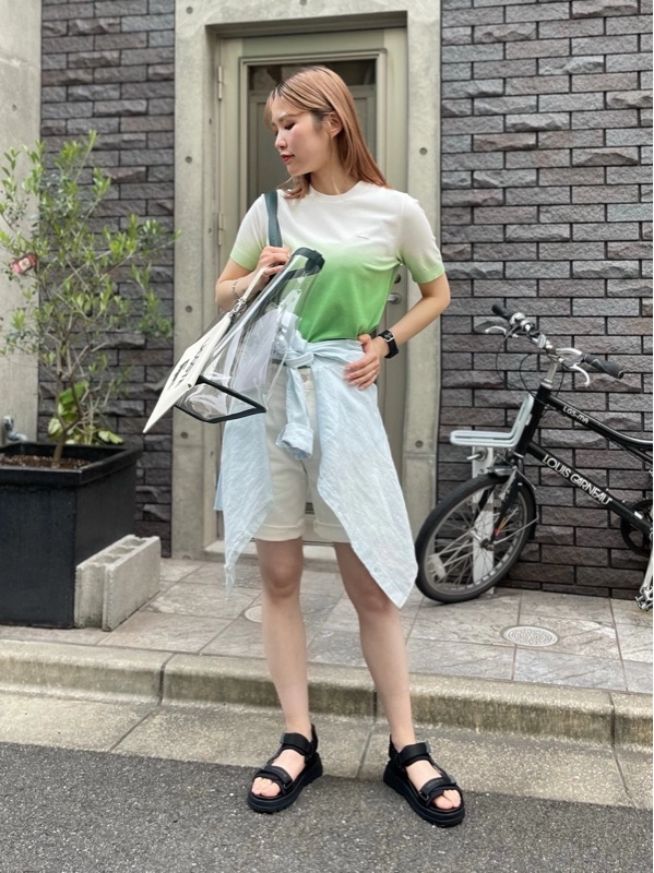 LACOSTE - LACOSTE・グラデーション・ニット ラコステ LACOSTE グラデーションボーダーニットセーター