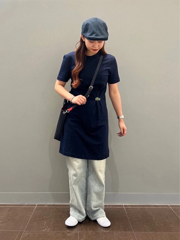 ワニロゴプリーツTシャツドレス EF0583 - ラコステ（LACOSTE