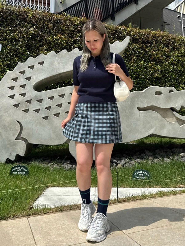 ウルトラドライチェックゴルフスカート JF8653 - ラコステ（LACOSTE