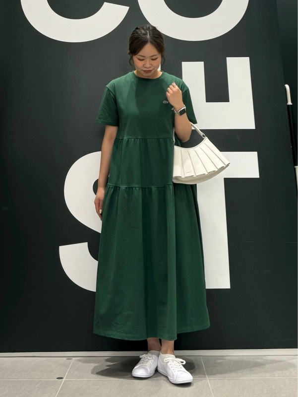 ティアードTシャツドレス EF3007 - ラコステ（LACOSTE）公式オンライン