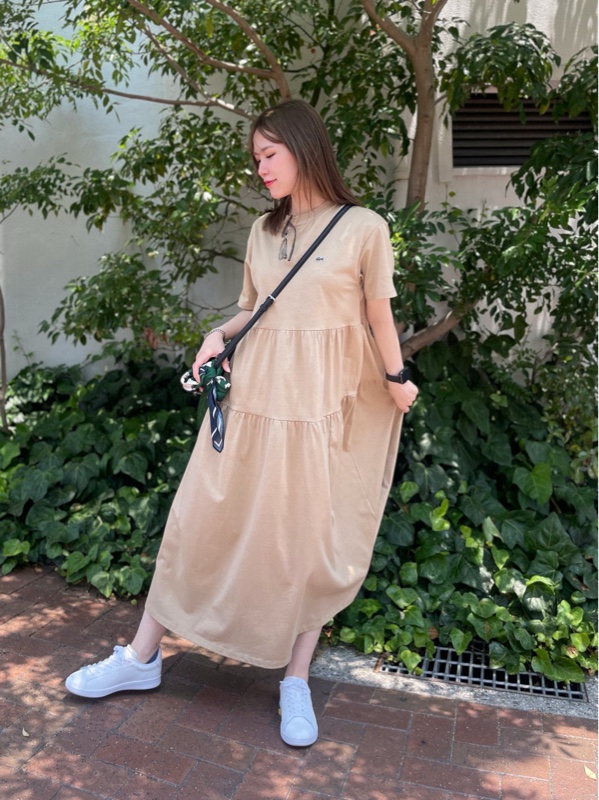 新品タグ付【LACOSTE】ラコステ　正規品　M 新品タグ付き ラコステカットソー 黒 立体LACOSTE - メルカリ