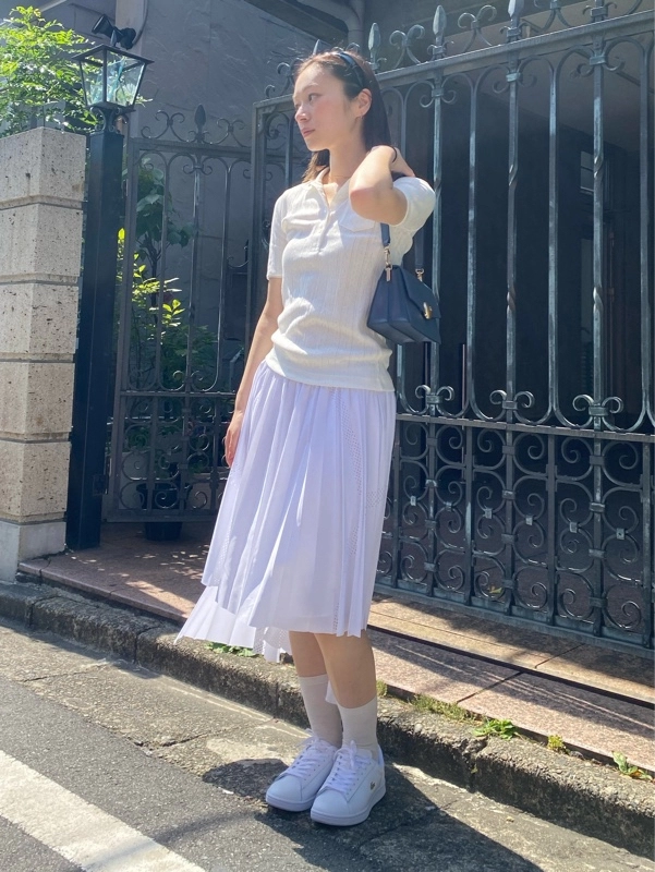 ハイローシルエットプリーツスカート JF0641 - ラコステ