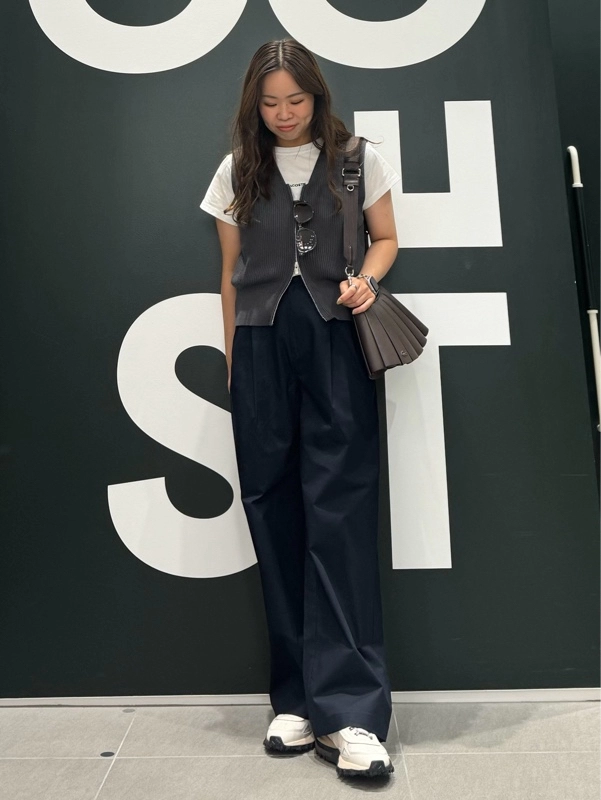 ダブルタックワイドスラックス HF009J - ラコステ（LACOSTE）公式