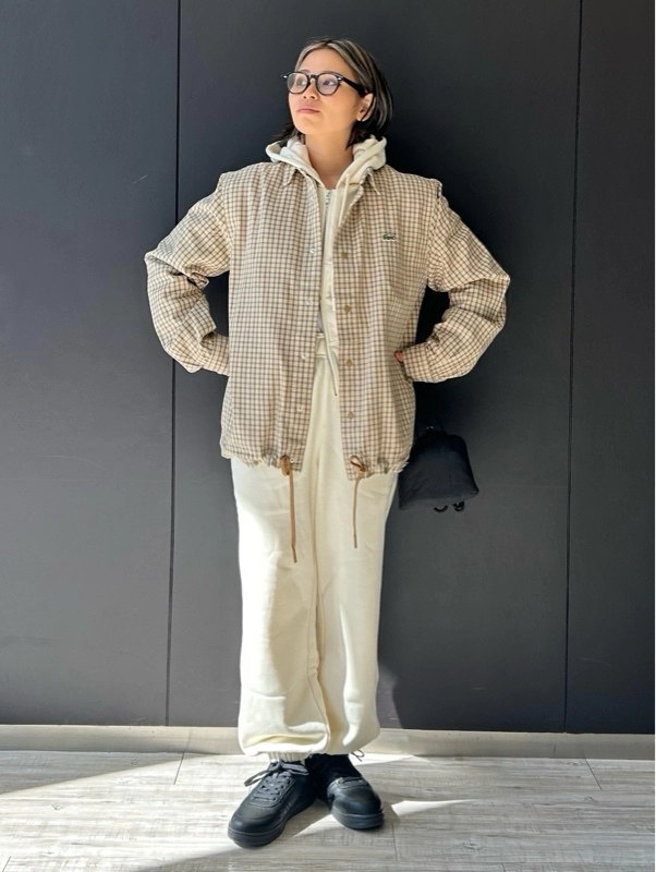 オーバーサイズフィットチェックフランネルシャツ CH9212 - ラコステ