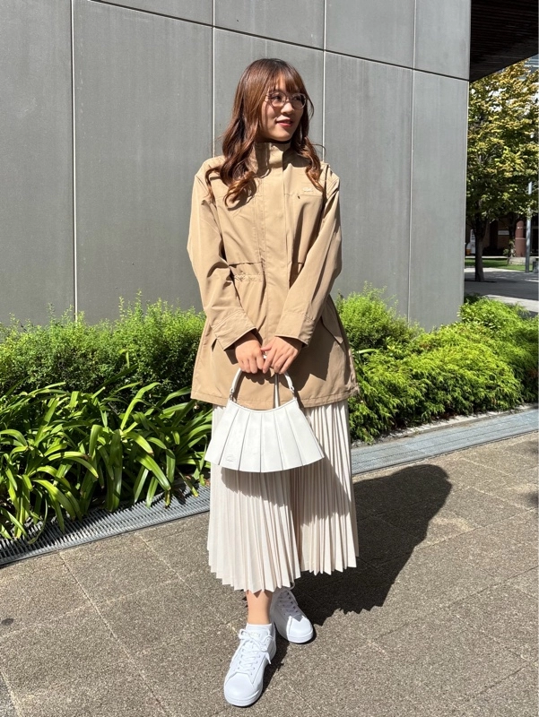 ランラン レザープリーツショルダーバッグ NU5176DP - ラコステ