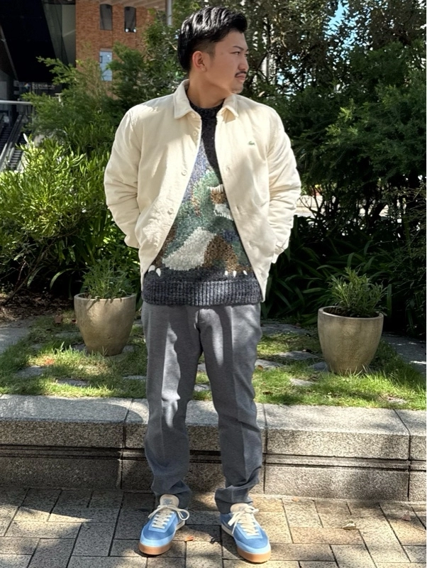 ワニニッティングヘビーウェイトセーター AH5917 - ラコステ（LACOSTE