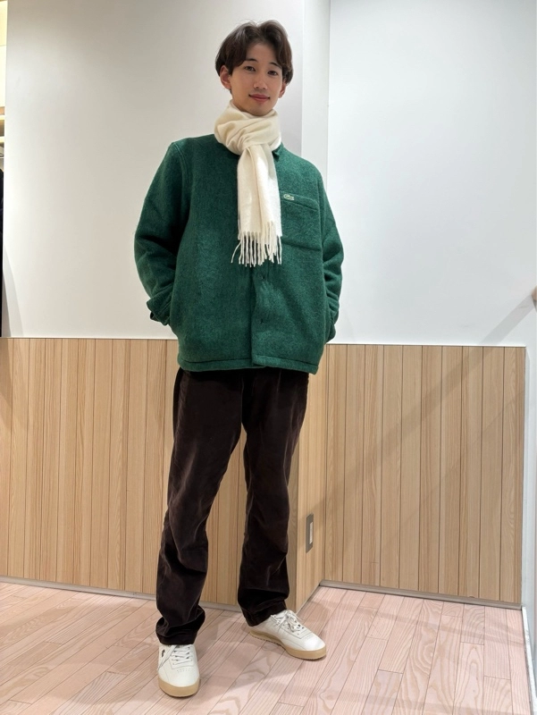 ホワイトカシミヤマフラー RE033J - ラコステ（LACOSTE）公式