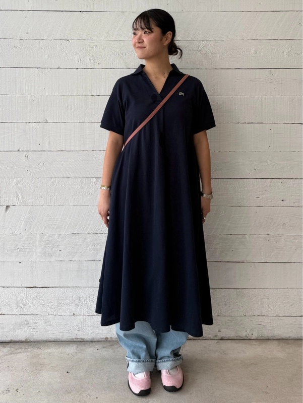 スキッパーネックポロドレス EF038J - ラコステ（LACOSTE）公式