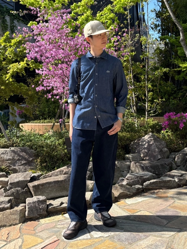 テニスコートバックプリントTシャツ TH2197 - ラコステ（LACOSTE）公式