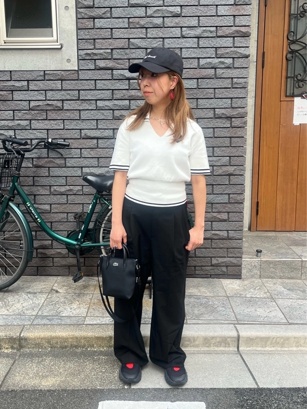 フランスメイド スキッパーネックポロシャツ AF9842 - ラコステ