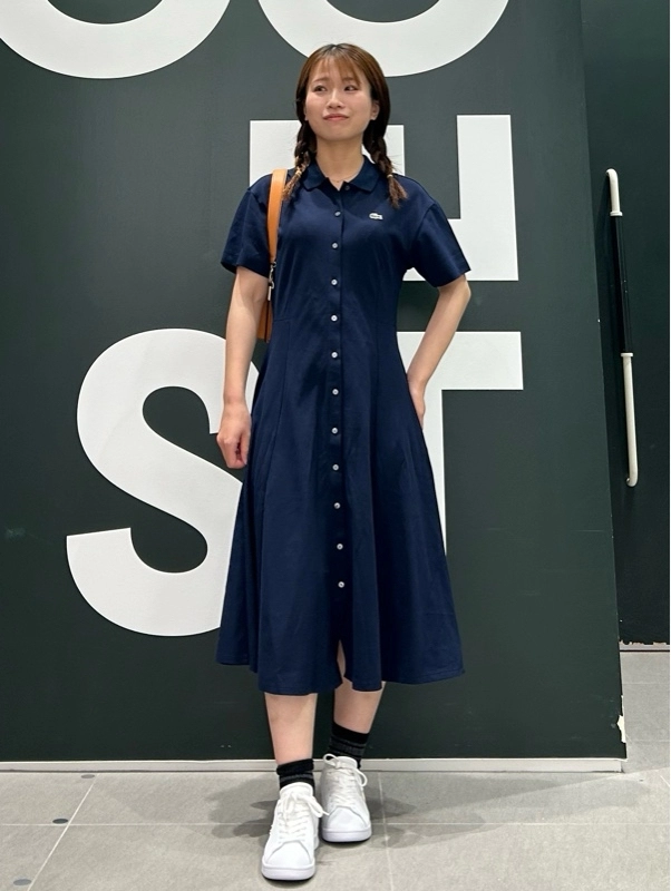 鹿の子地シャツドレス EF9621 - ラコステ（LACOSTE）公式オンラインストア