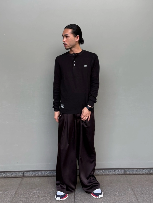 ヘンリーネックワッフルTシャツ TH1300 - ラコステ（LACOSTE）公式