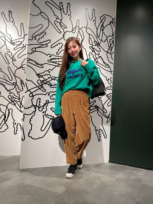 ストレッチコーデュロイワイドパンツ HF122EL - ラコステ(LACOSTE)公式オンラインショップ ストレッチコーデュロイワイドパンツ HF122EL - ラコステ(LACOSTE)公式オンラインショップ